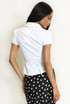 Puff Sleeves Gathered Blouse