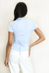 Puff Sleeves Gathered Blouse