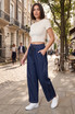 Draw Strings Wide Leg Trousers