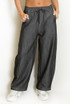 Draw Strings Wide Leg Trousers