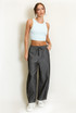 Draw Strings Wide Leg Trousers