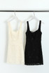 Corset Lace Back Mini Dress