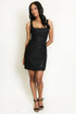 Corset Lace Back Mini Dress
