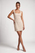 Corset Lace Back Mini Dress