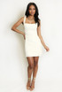 Corset Lace Back Mini Dress