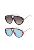 Classic Metal Arm Aviator Sunglasses