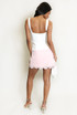 Lace Hem Mini Skirt