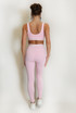Contrast Piping Sports Bra And Legging Set - New Ratio