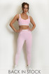 Contrast Piping Sports Bra And Legging Set - New Ratio