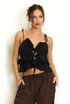 Ruffle Tie Crop Top