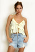 Ruffle Tie Crop Top