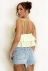 Ruffle Tie Crop Top