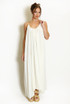 Crinkle Beaded Halter Maxi Dress