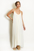 Crinkle Beaded Halter Maxi Dress