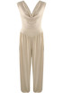 Cowl Neck Balloon Leg Jumpsuit
