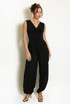 Cowl Neck Balloon Leg Jumpsuit