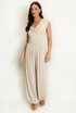 Cowl Neck Balloon Leg Jumpsuit