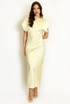 Twist Front Maxi Dress