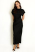 Twist Front Maxi Dress