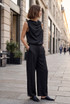Balloon Hem Top and Trouser Set