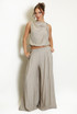 Balloon Hem Top and Trouser Set