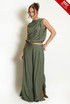 Balloon Hem Top and Trouser Set