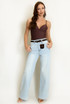 Washed Low Rise Dad Fit Jeans