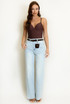 Washed Low Rise Dad Fit Jeans