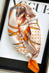 Pearl Clasp Neck Scarf 