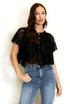 Lace Tiered Crop Top