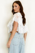 Lace Tiered Crop Top