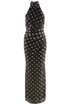 Polka Dots Halter Neck Maxi Dress