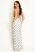 Polka Dots Halter Neck Maxi Dress