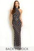 Polka Dots Halter Neck Maxi Dress