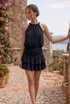 Halter Neck Cheese Cloth Playsuit 