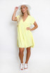 Basic V Neck Smock Dress