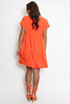 Basic V Neck Smock Dress