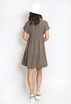 Basic V Neck Smock Dress