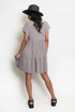 Basic V Neck Smock Dress