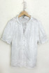 White Cotton Embroidered Blouse