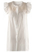 Cotton Frill Cap Sleeve Blouse 