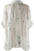 Oversized Embroidered Blouse