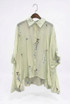 Oversized Embroidered Cheese Cloth Blouse