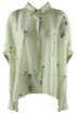 Oversized Embroidered Cheese Cloth Blouse