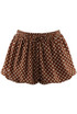Polka Dot Bubble Hem Shorts 