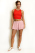 Polka Dot Bubble Hem Shorts 