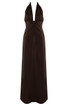 Halterneck Plunging Maxi