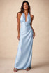 Halterneck Plunging Maxi