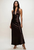 Halterneck Plunging Maxi