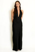 Halterneck Plunging Maxi